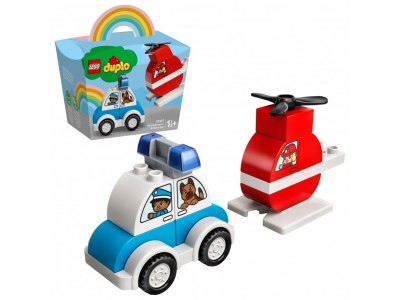 LEGO 10957 - Пожарный вертолет и полицейский автомобиль