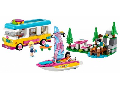 LEGO 41681 - Лесной дом на колесах и парусная лодка