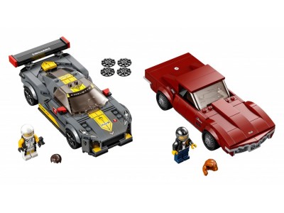 LEGO 76903 - Chevrolet Corvette C8.R Race Car и Chevrolet Corvette 1968