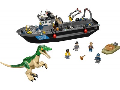 LEGO 76942 - Побег барионикса на катере